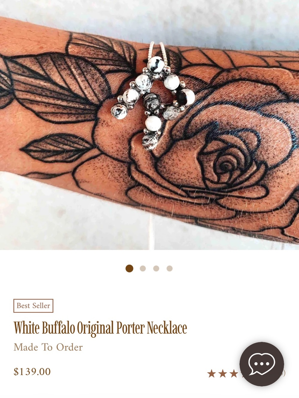 White buffalo necklace